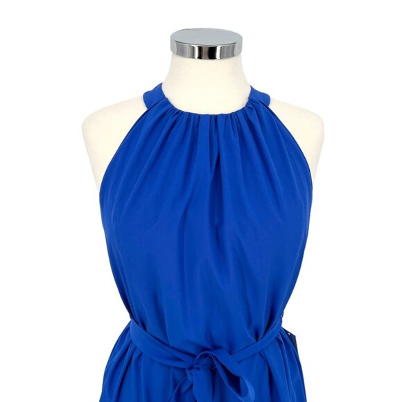 Calvin Klein Commuter Halter A-Line Dress Dazzling Blue Size 2 NWT - Picture 2 of 11